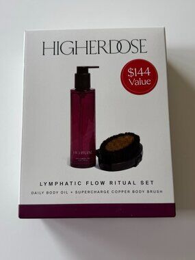NWT HigherDOSE Lymphatic Flow Ritual Set